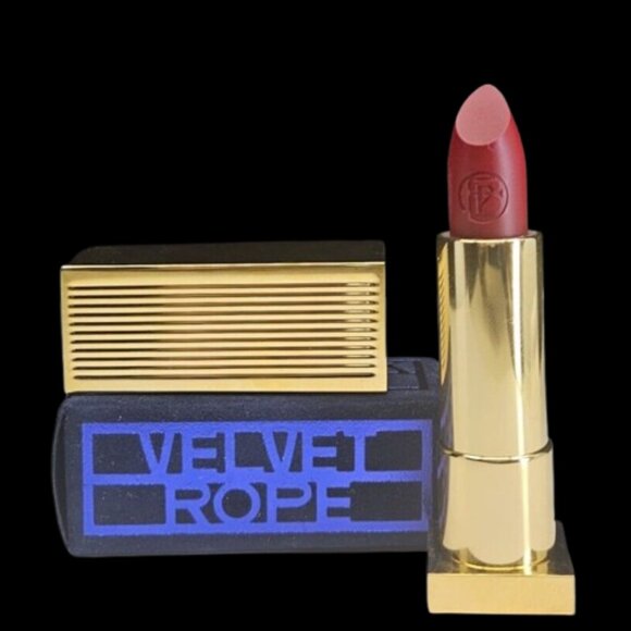 Lipstick Queen Velvet Rope METAL CASING LIPSTICK #Black Tie - 0.12oz - NIB - Picture 1 of 5